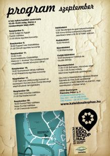 A Kaleidoszkóp Ház szeptemberi programjai