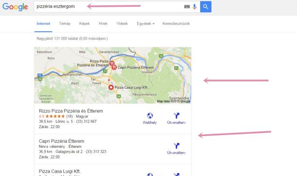 esztergom térkép google Kerülj fel a térképre   Google helyek előnyei esztergom térkép google