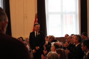 Szabó Eugen, Párkány polgármestere is tiszteletét tette