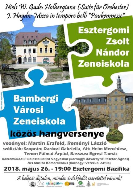 Az Esztergomi és a Bambergi Zeneiskola közös hangversenye