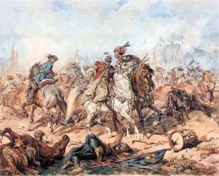 Juliusz Kossak: A párkányi csata