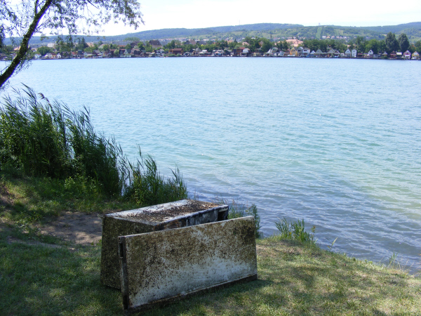 Hűtőszekérny kipecázva (Palatinus-tó, Esztergom-Kertváros, 2009. július 12.)