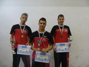 Kick Box Junior OB Szeged  2009 szept. (Buják Tamás, Hertlik Péter, Kocsis Bianka)